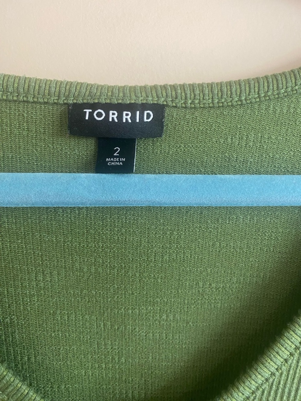 torrid Olive Green Knit Dress - Picture 4 of 6